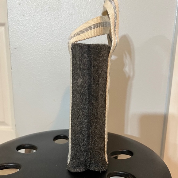 NEW mini tote charcoal gray with white & gray straps - Picture 4 of 9